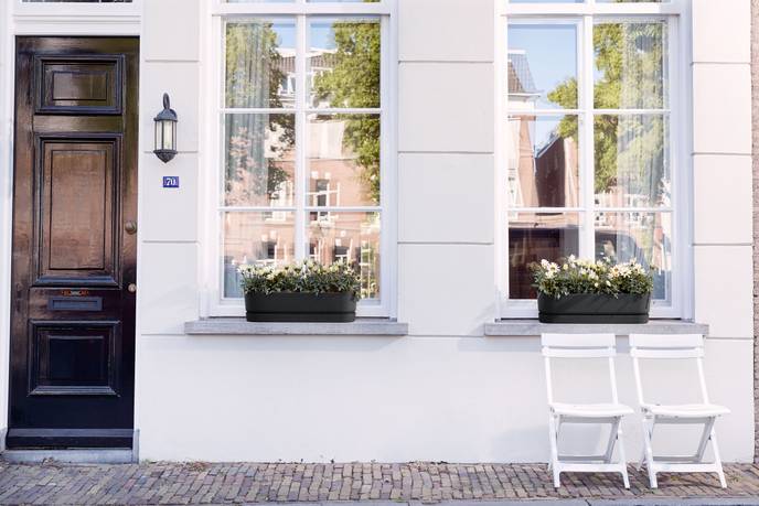 greenville pflanzgefäß lang 50cm living schwarz